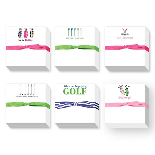 GOLF CHUBBIE NOTEPADS