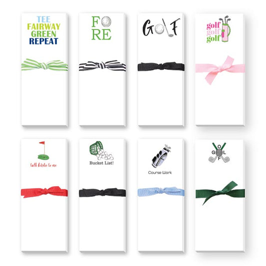 GOLF SKINNIE NOTEPADS