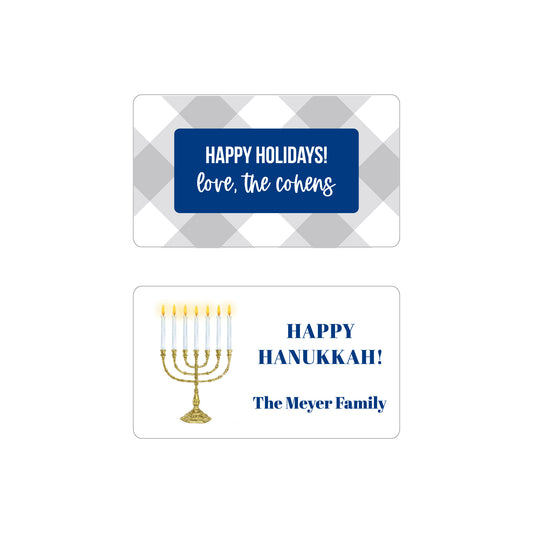 HANUKKAH PERSONALIZED GIFT STICKERS