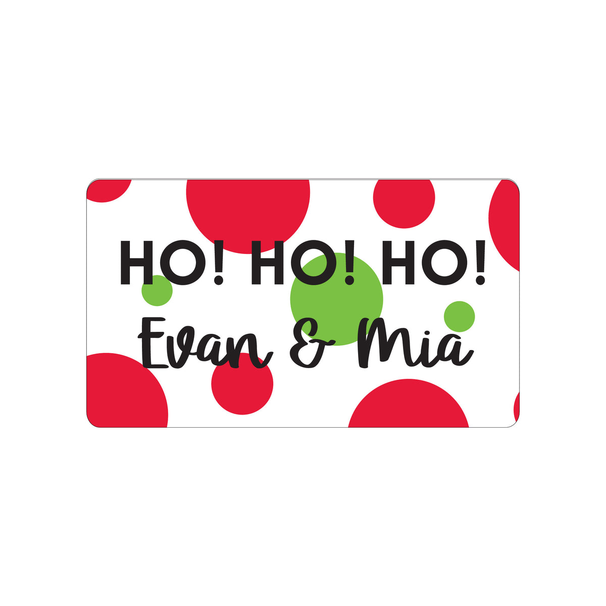 CHRISTMAS PERSONALIZED GIFT STICKERS