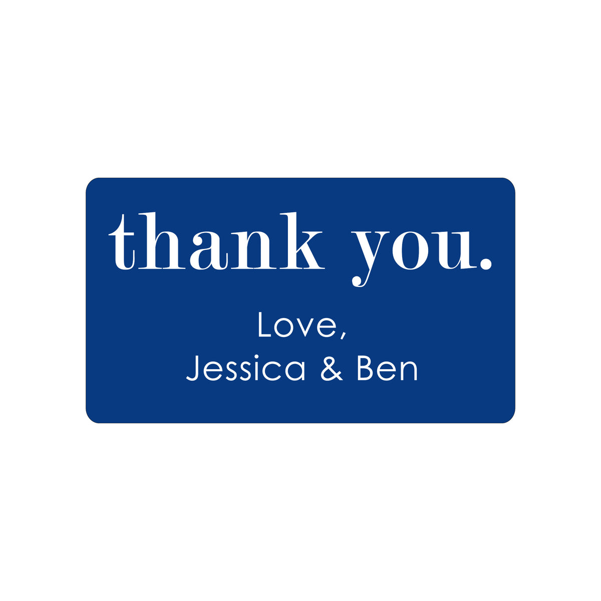 SOLID COLOR PERSONALIZED GIFT STICKERS