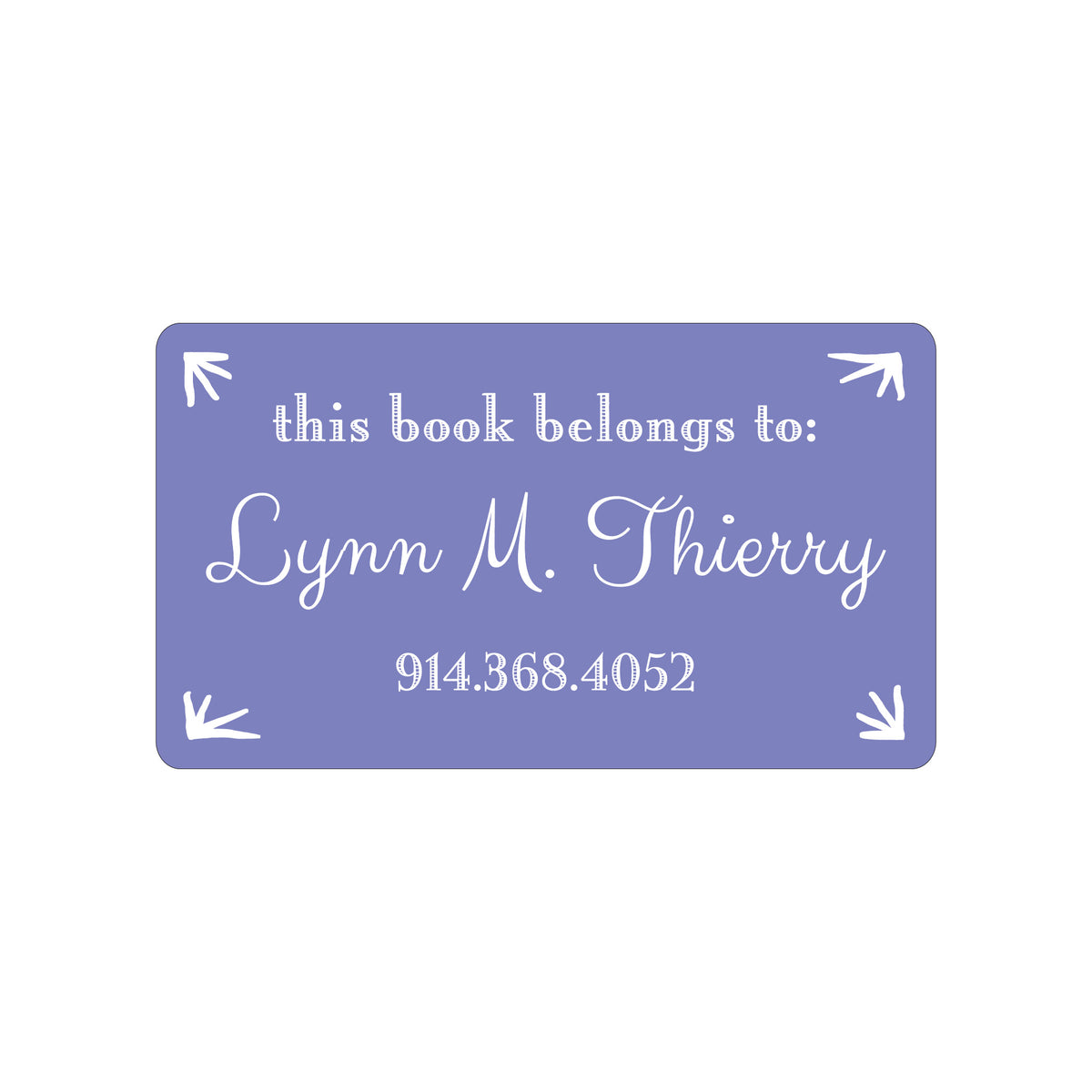 SOLID COLOR PERSONALIZED GIFT STICKERS