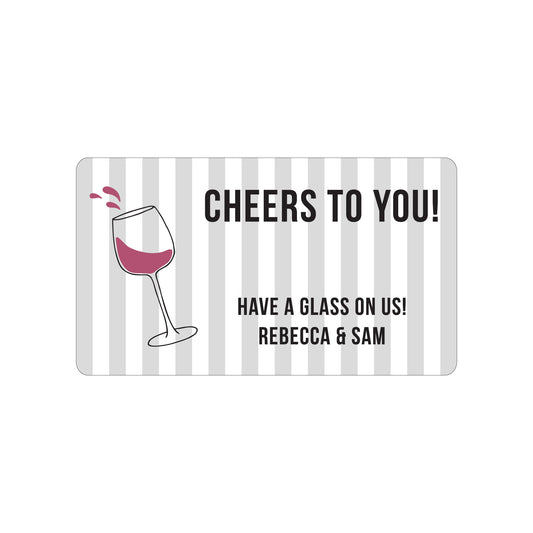 WINE PERSONALIZED GIFT STICKERS