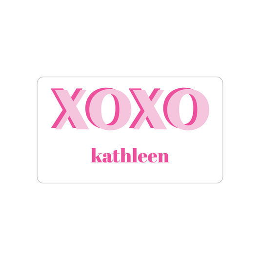 TEXT SHADOW PERSONALIZED GIFT STICKERS