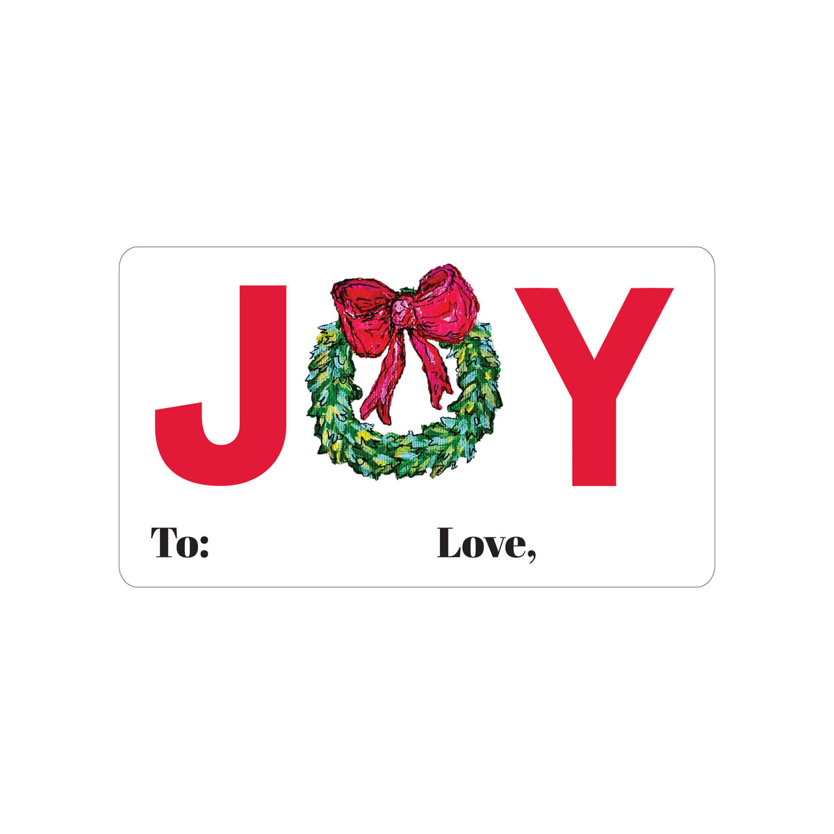 CHRISTMAS PERSONALIZED GIFT STICKERS