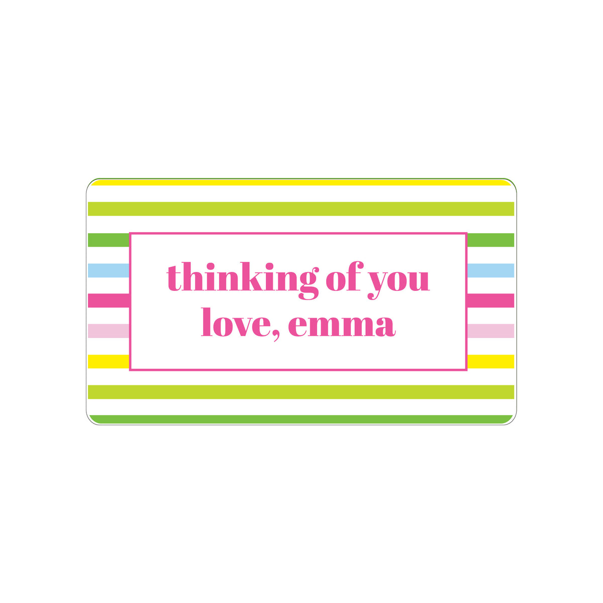 COLORFUL PATTERN PERSONALIZED GIFT STICKERS