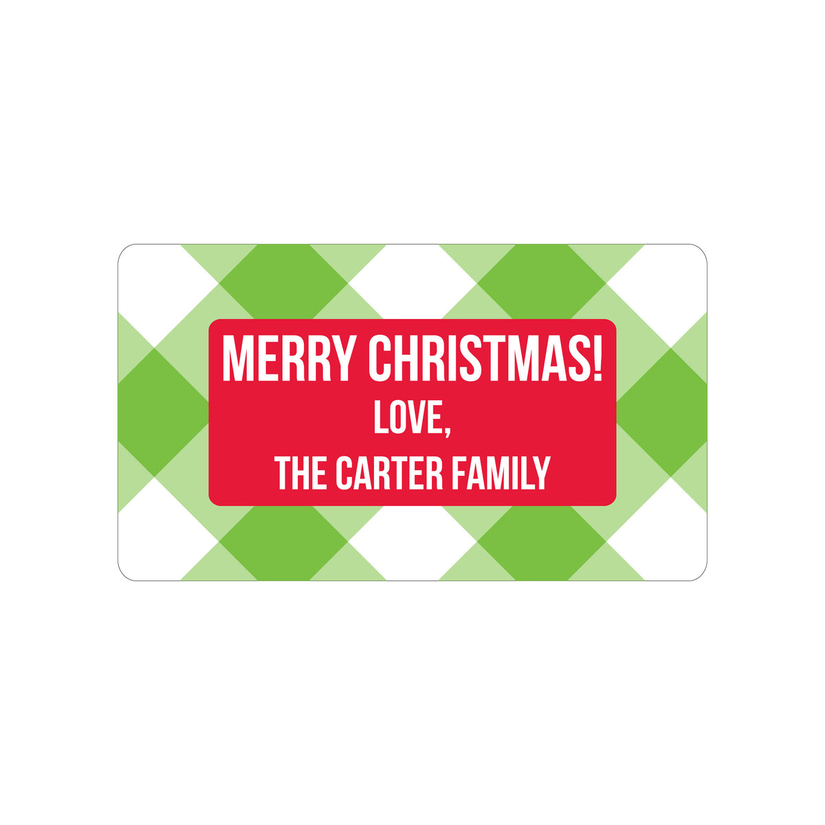 CHRISTMAS PERSONALIZED GIFT STICKERS