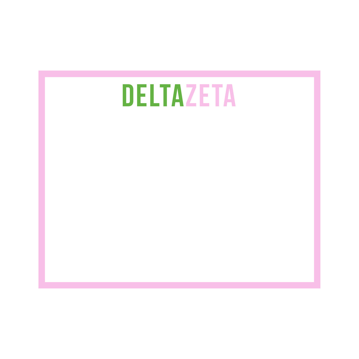 GREEK SWEET AND PETITE FLAT NOTES
