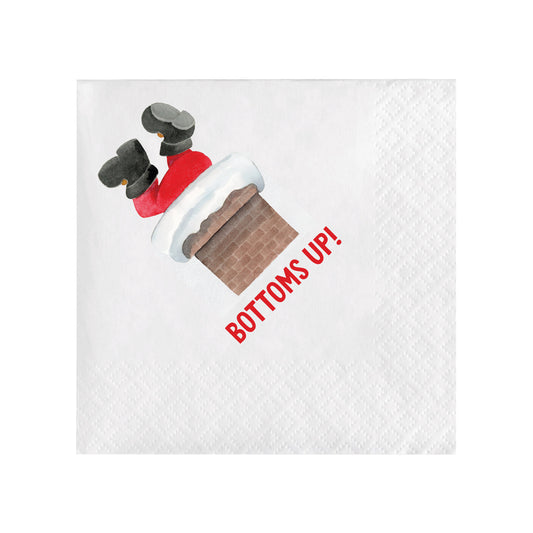 BOTTOMS UP COCKTAIL NAPKINS
