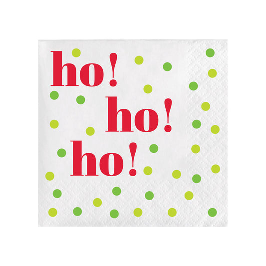 HO! HO! HO! HOLIDAY COCKTAIL NAPKINS