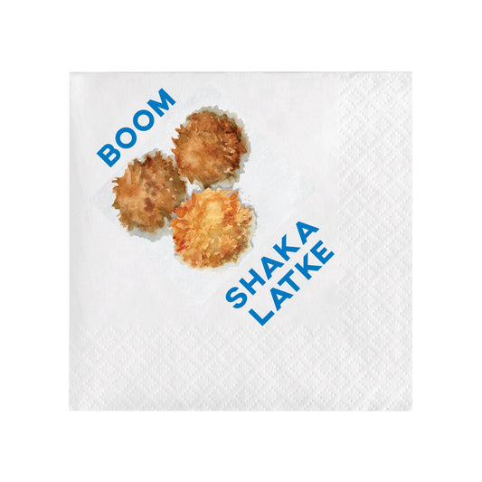 BOOM SHAKA LATKE HOLIDAY COCKTAIL NAPKINS
