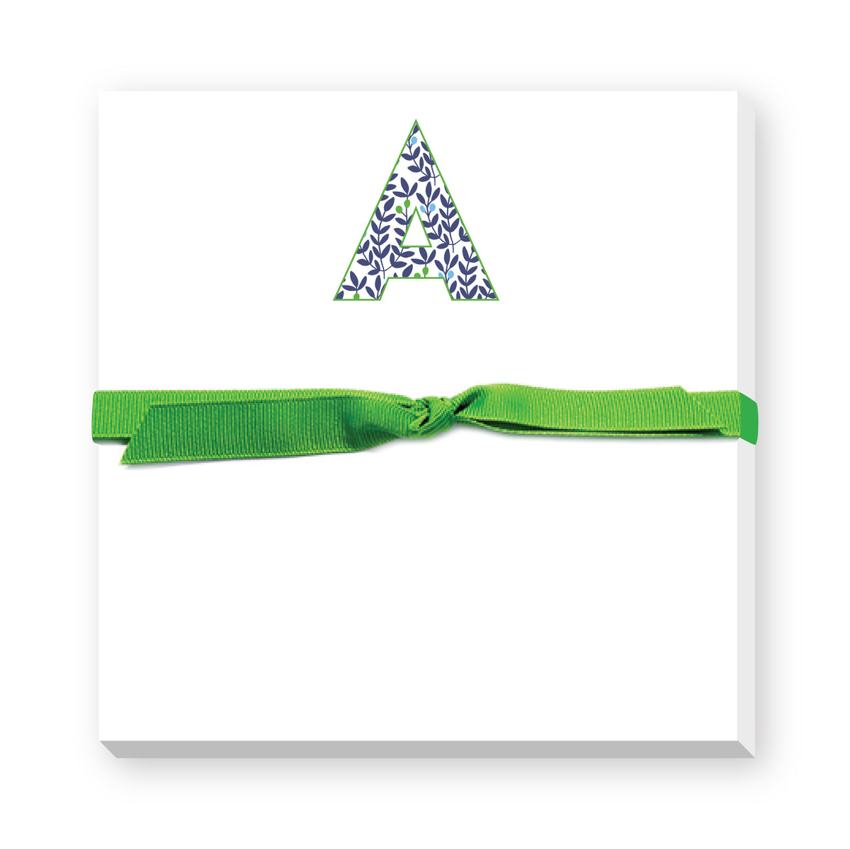 FLORAL INITIAL DOODLE NOTEPAD