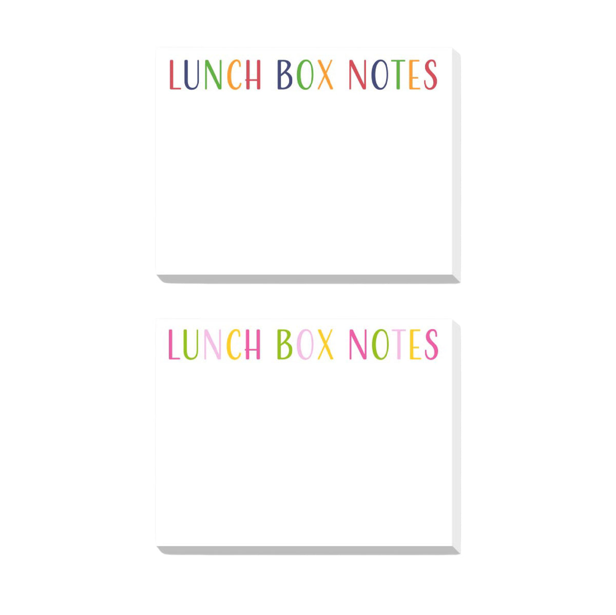 LUNCH BOX NOTE DITTIE NOTEPADS