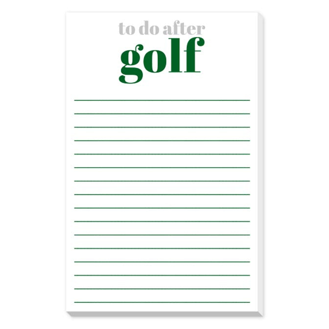 GOLF LARGE NOTEPADS