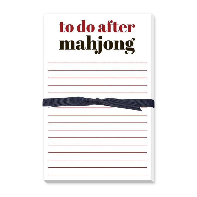 MAHJONG LARGE NOTEPADS
