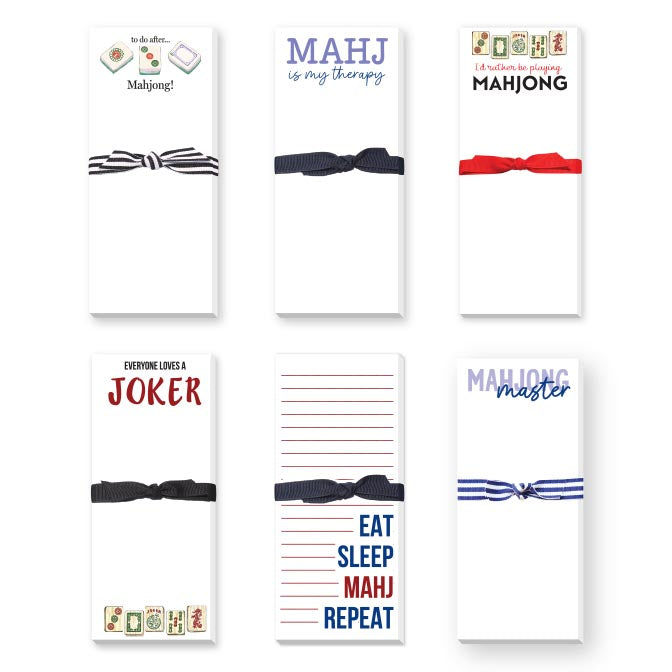 MAHJONG SKINNIE NOTEPADS