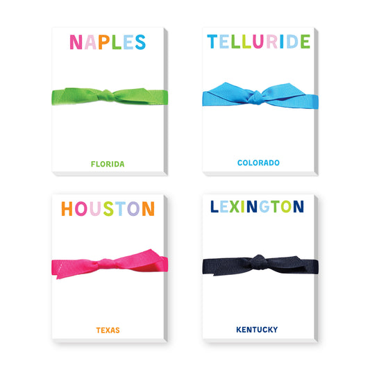 CITY & STATE MINI NOTEPAD