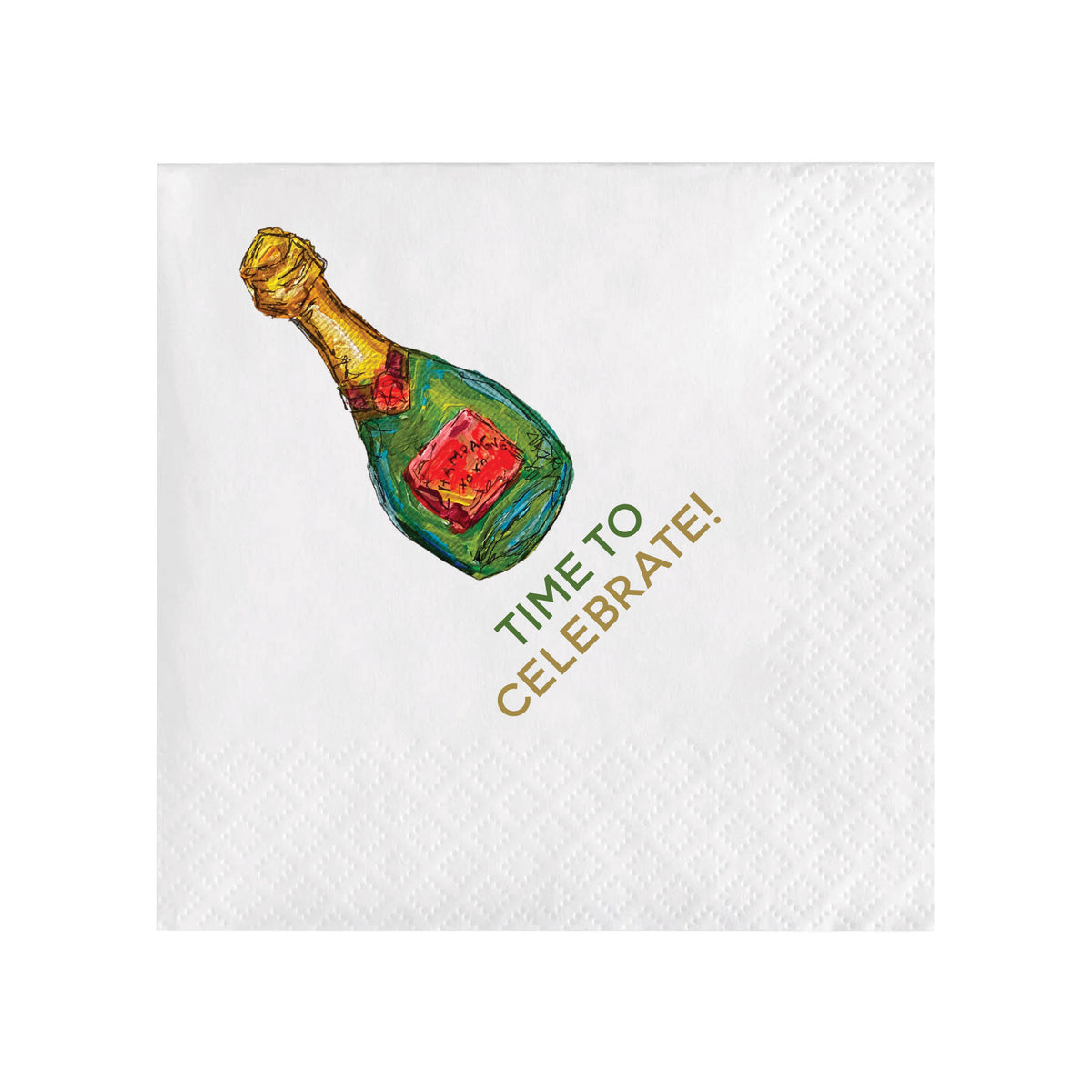 TIME TO CELEBRATE CHAMPAGNE COCKTAIL NAPKINS