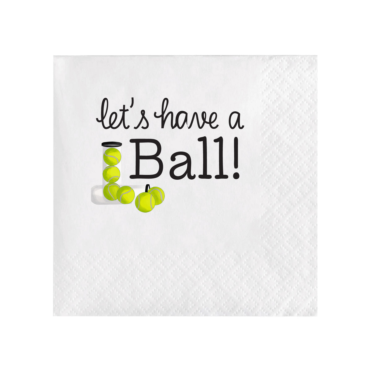 TENNIS COCKTAIL NAPKINS