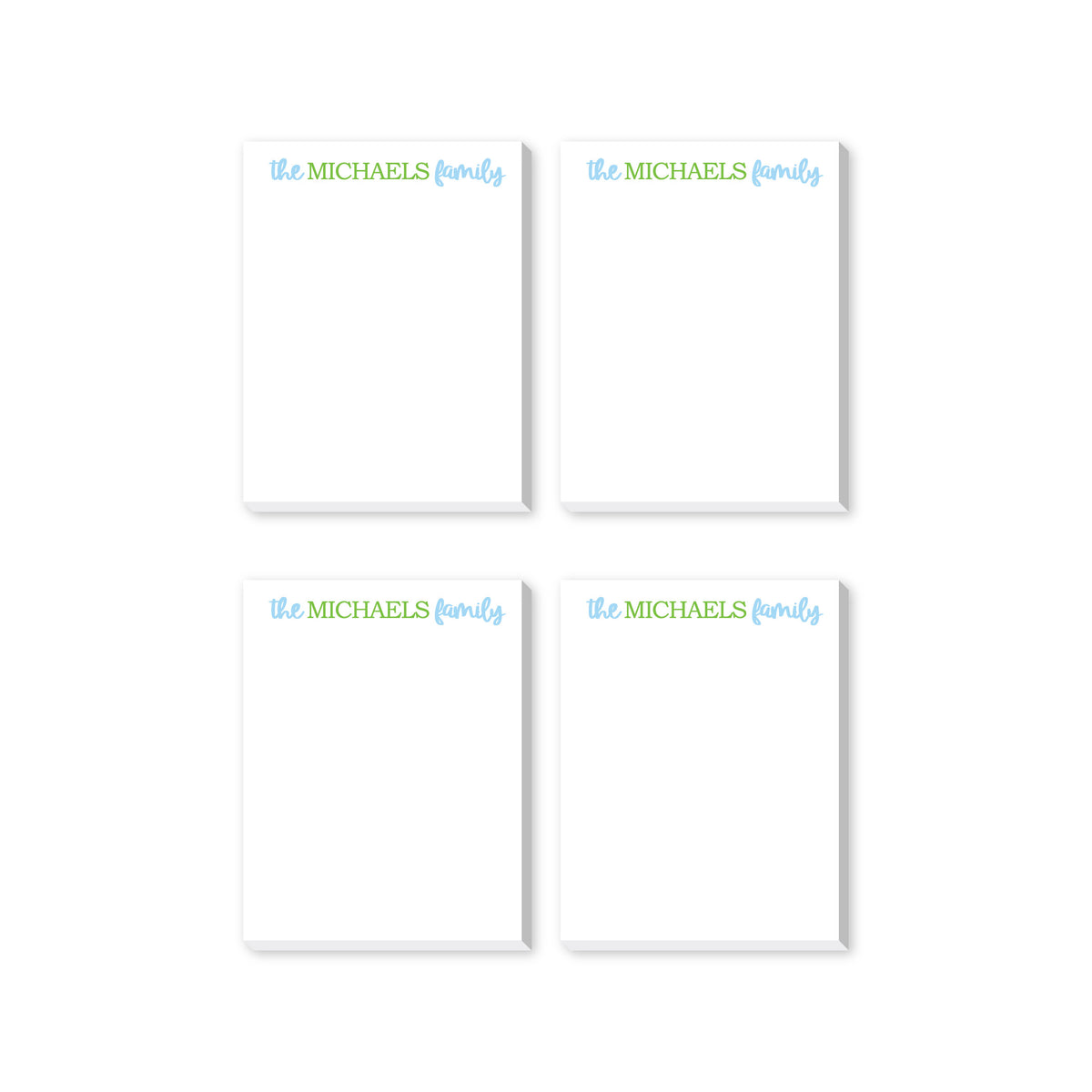 PERSONALIZED NOTEPADS