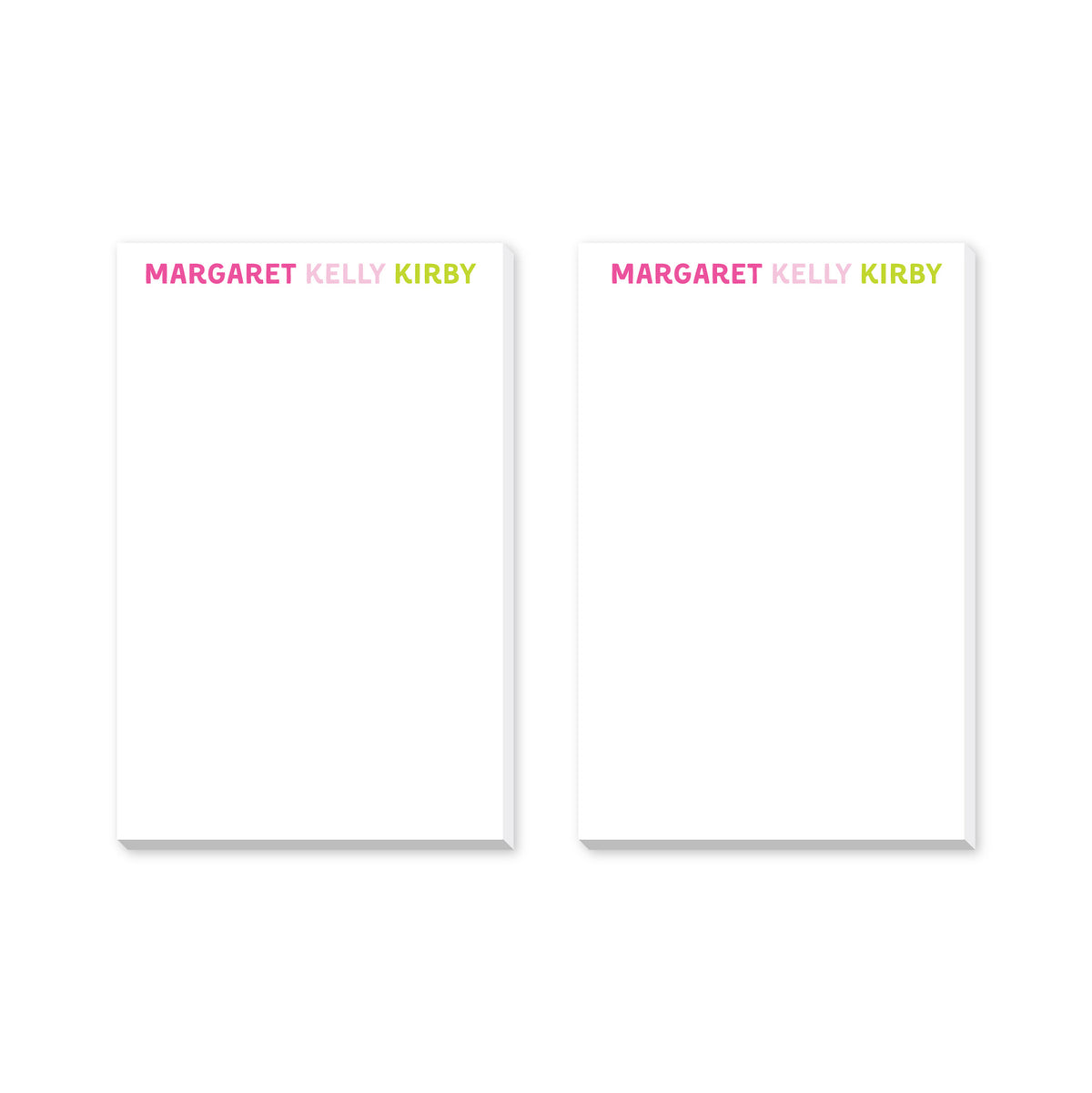 PERSONALIZED NOTEPADS