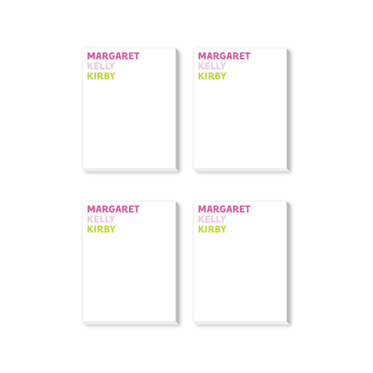 PERSONALIZED NOTEPADS