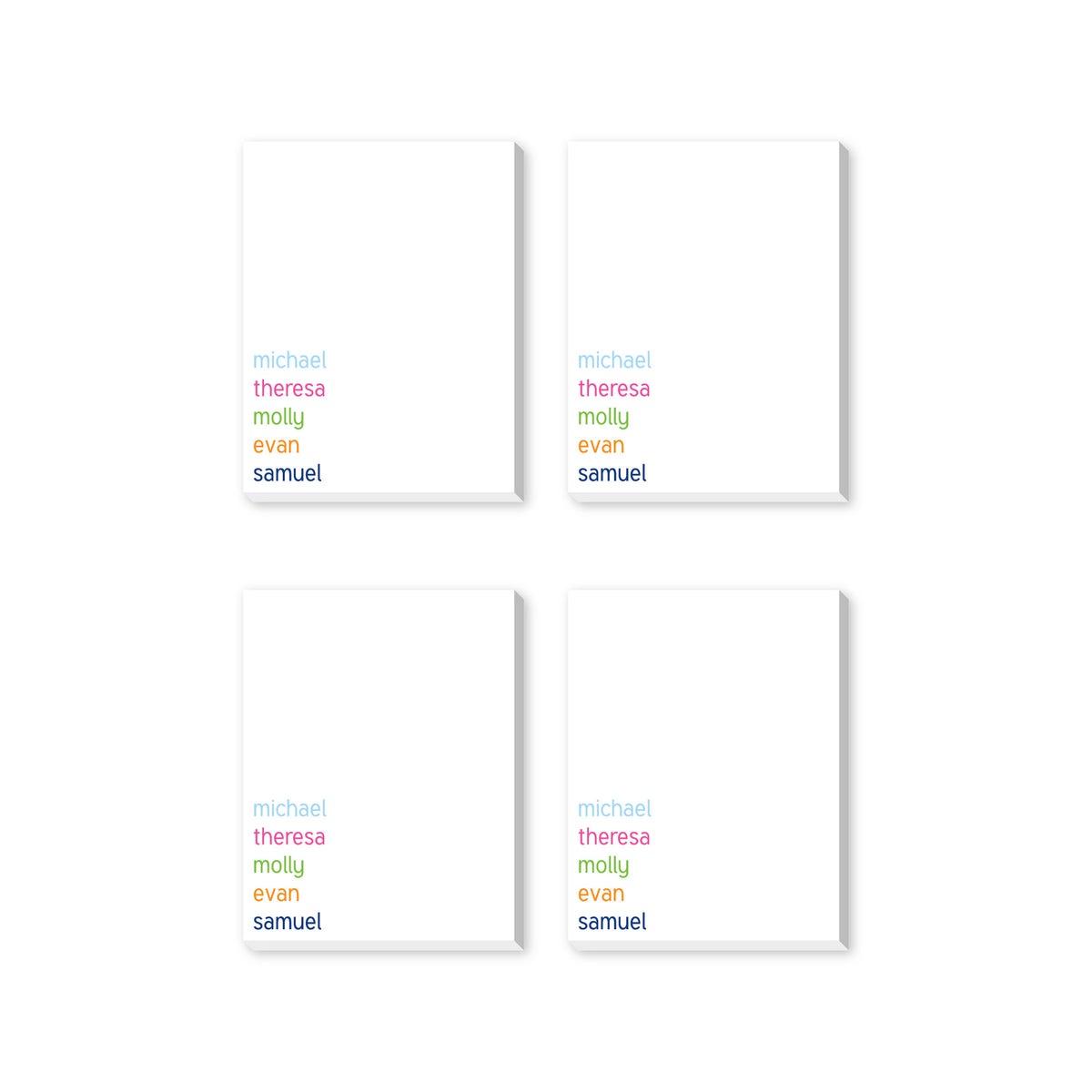 PERSONALIZED NOTEPADS