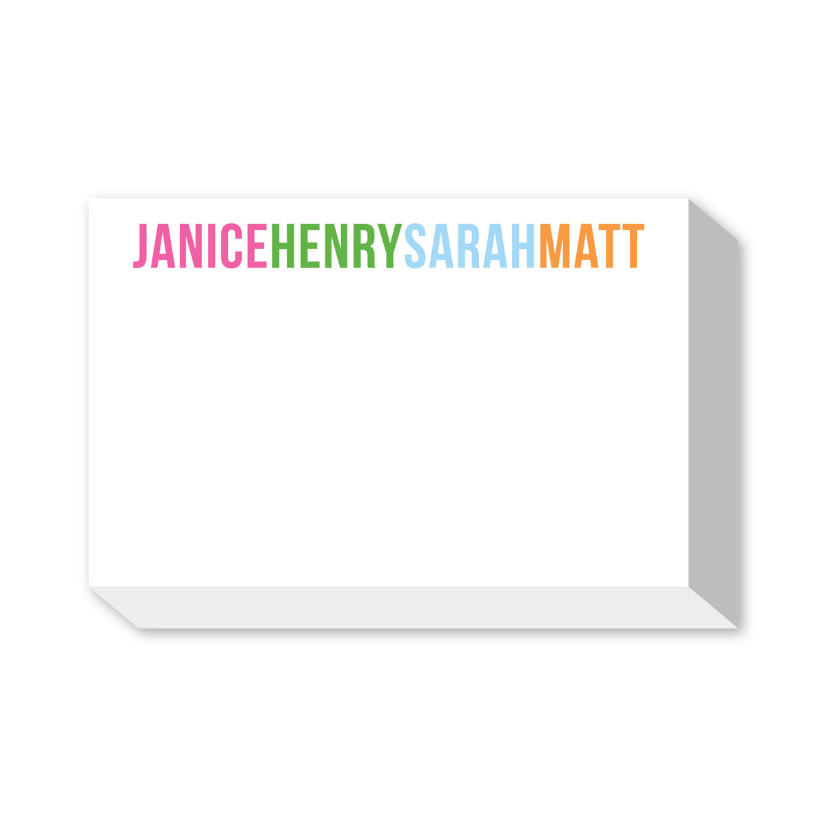 PERSONALIZED NOTEPADS