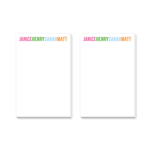 PERSONALIZED NOTEPADS