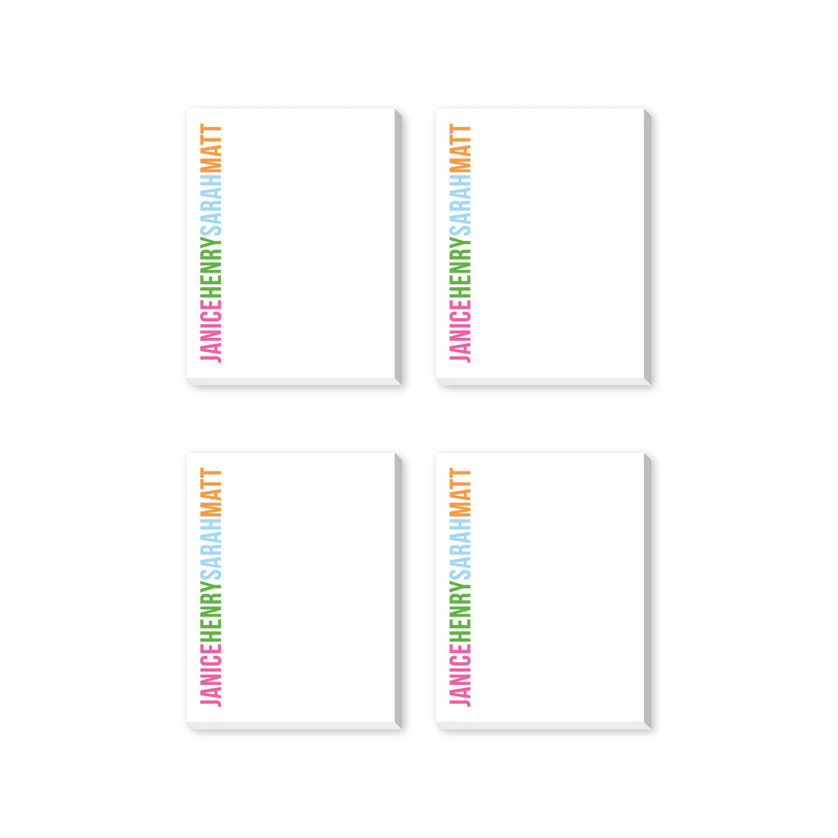 PERSONALIZED NOTEPADS