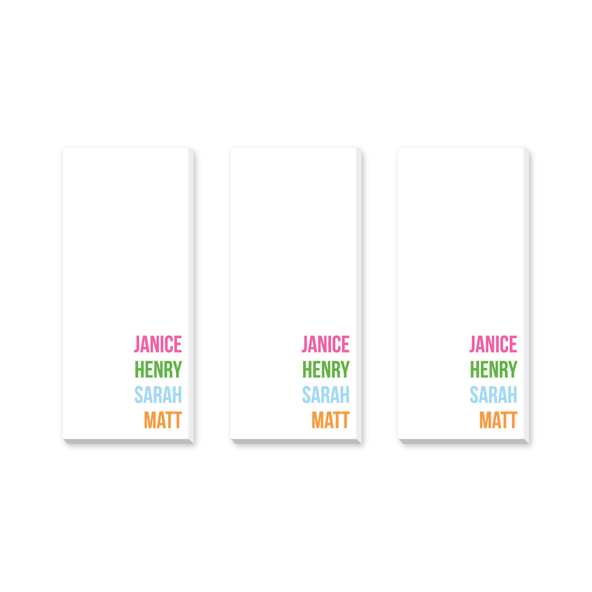 PERSONALIZED NOTEPADS