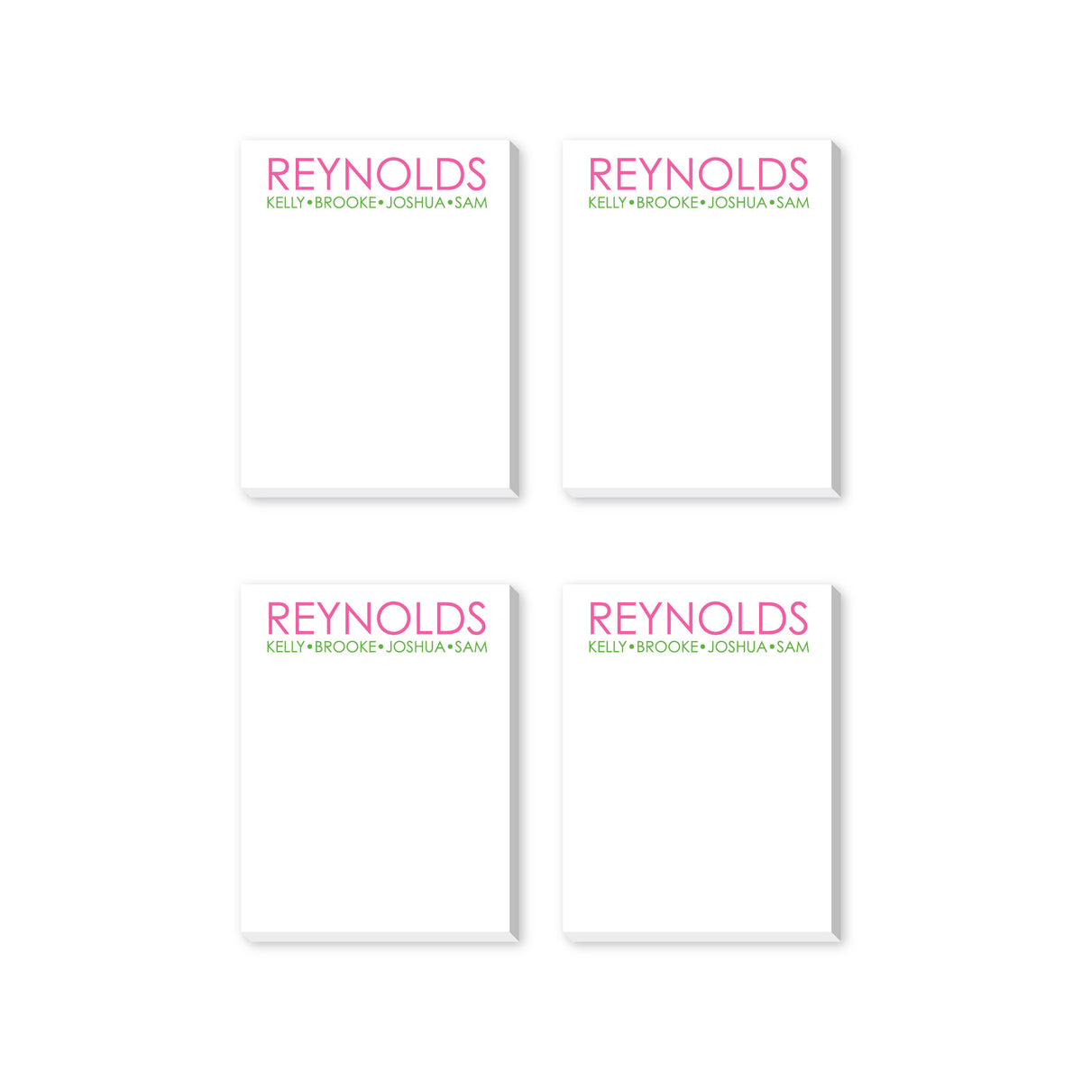 PERSONALIZED NOTEPADS