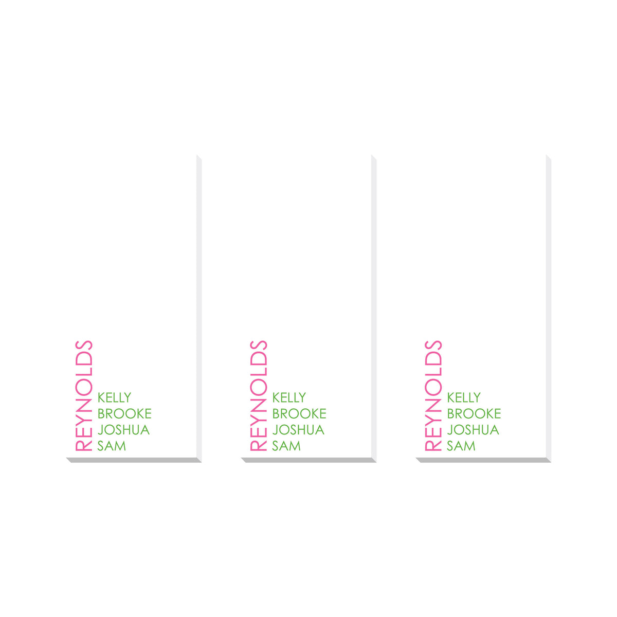 PERSONALIZED NOTEPADS