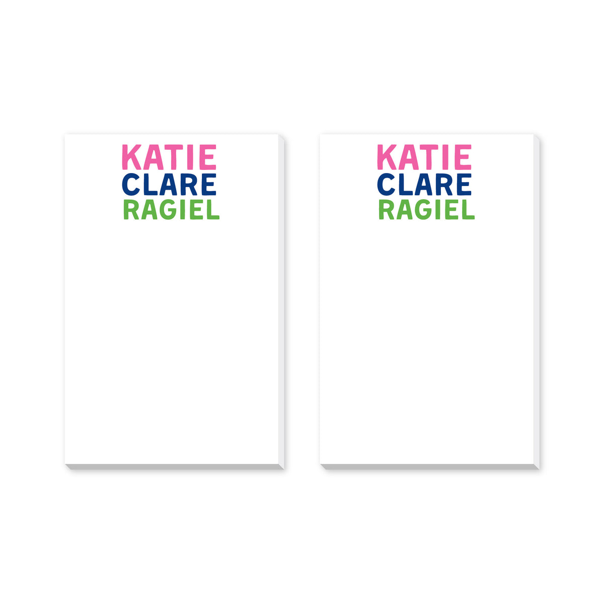 PERSONALIZED NOTEPADS
