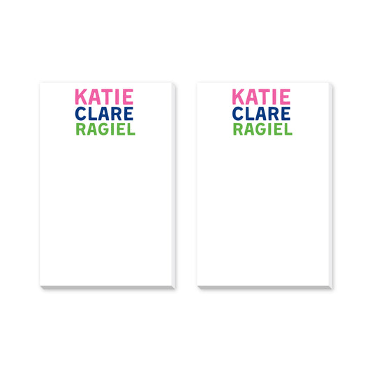 PERSONALIZED NOTEPADS
