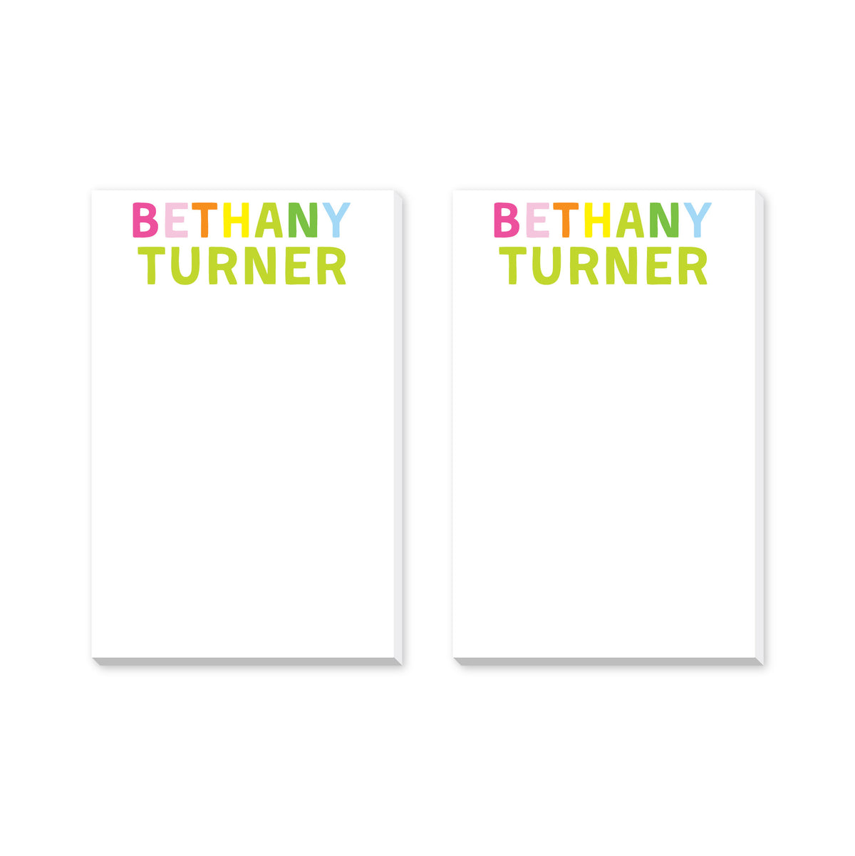 PERSONALIZED NOTEPADS