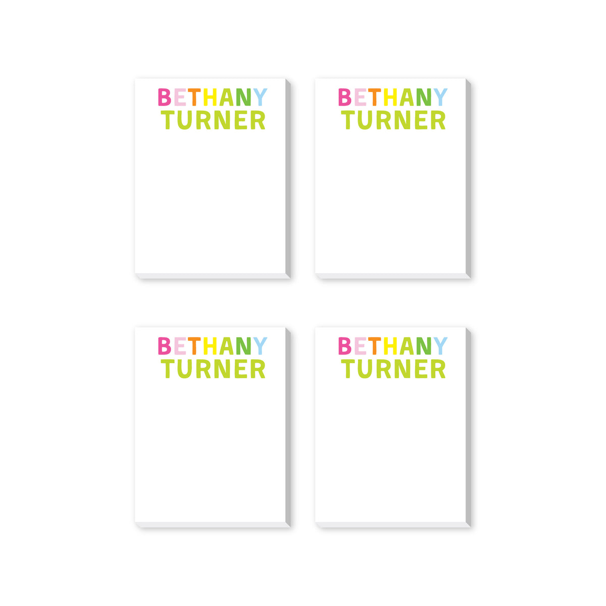 PERSONALIZED NOTEPADS