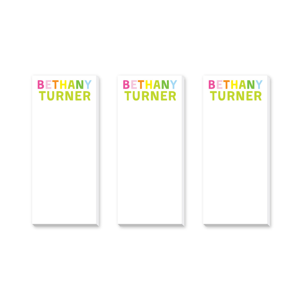 PERSONALIZED NOTEPADS