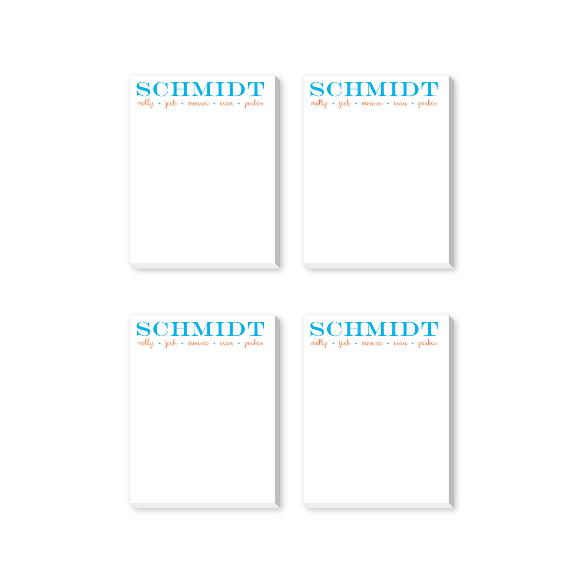 PERSONALIZED NOTEPADS