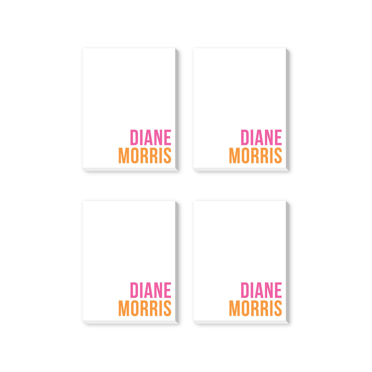 PERSONALIZED NOTEPADS