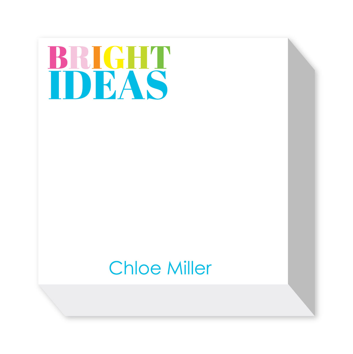 BRIGHT IDEAS PERSONALIZED NOTEPADS
