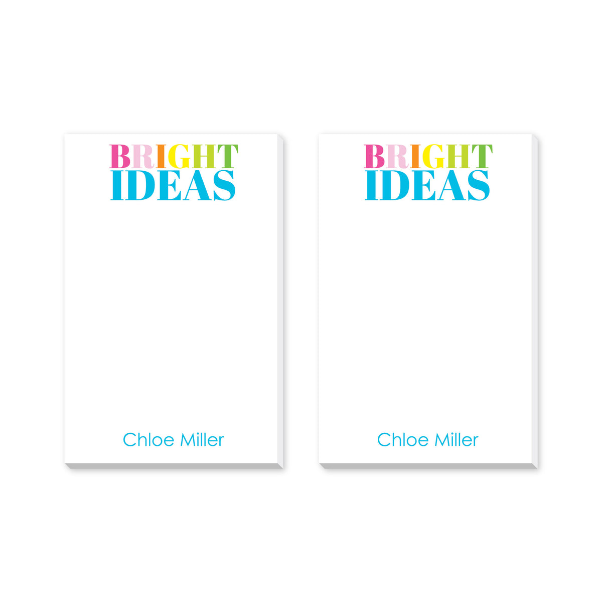 BRIGHT IDEAS PERSONALIZED NOTEPADS