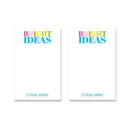 BRIGHT IDEAS PERSONALIZED NOTEPADS