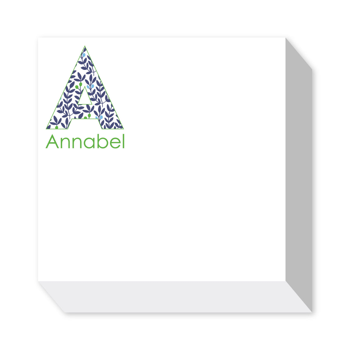 INITIAL PERSONALIZED NOTEPADS