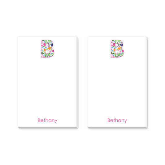 INITIAL PERSONALIZED NOTEPADS