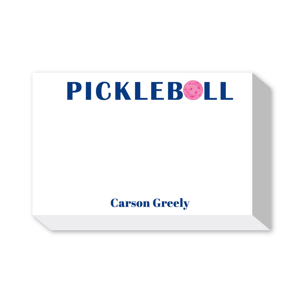PICKLEBALL PERSONALIZED NOTEPADS