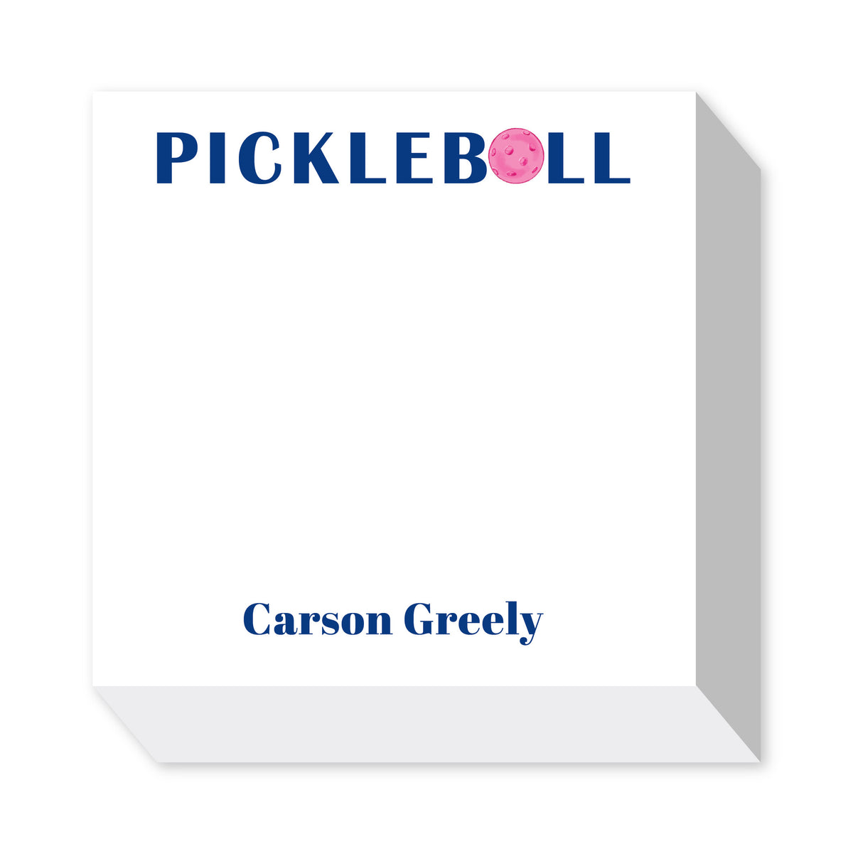 PICKLEBALL PERSONALIZED NOTEPADS