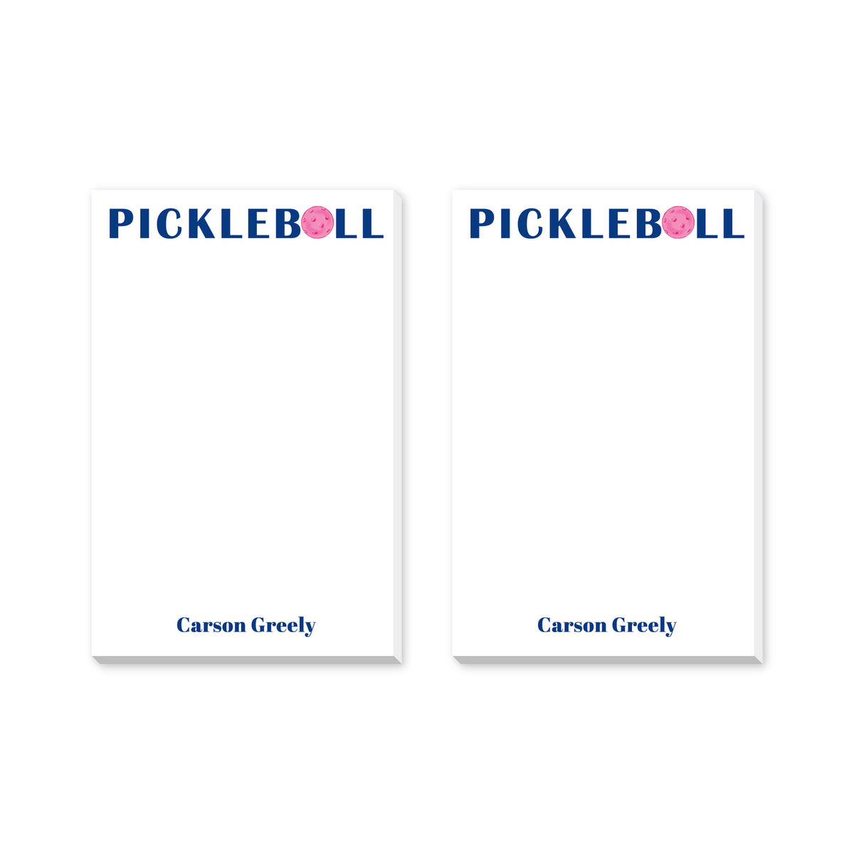 PICKLEBALL PERSONALIZED NOTEPADS