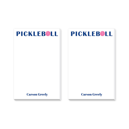 PICKLEBALL PERSONALIZED NOTEPADS