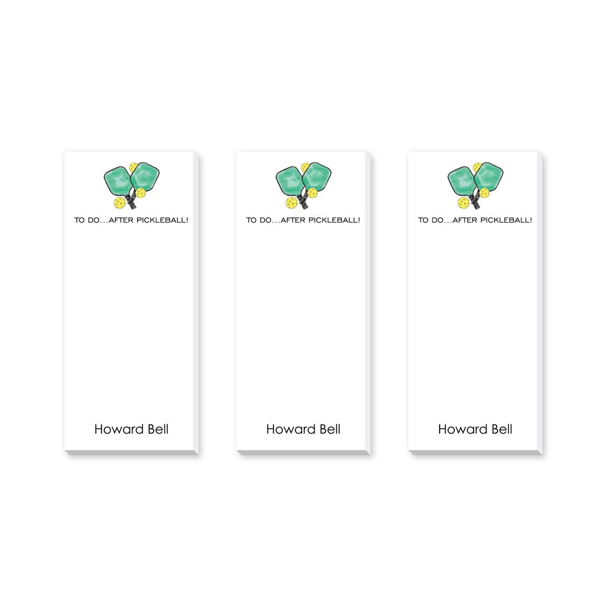 TO DO AFTER PICKLEBALL PERSONALIZED NOTEPADS